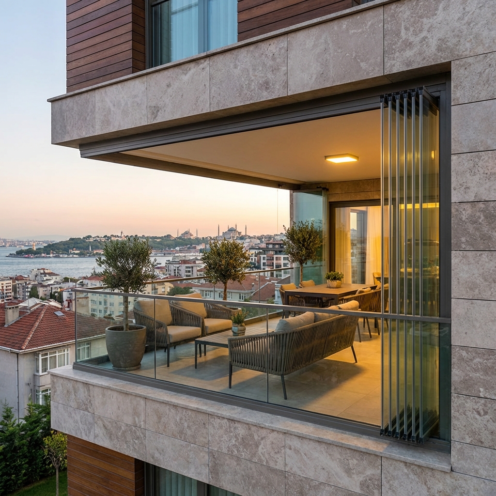 Gürpınar Sitesi - Cam Balkon Projesi