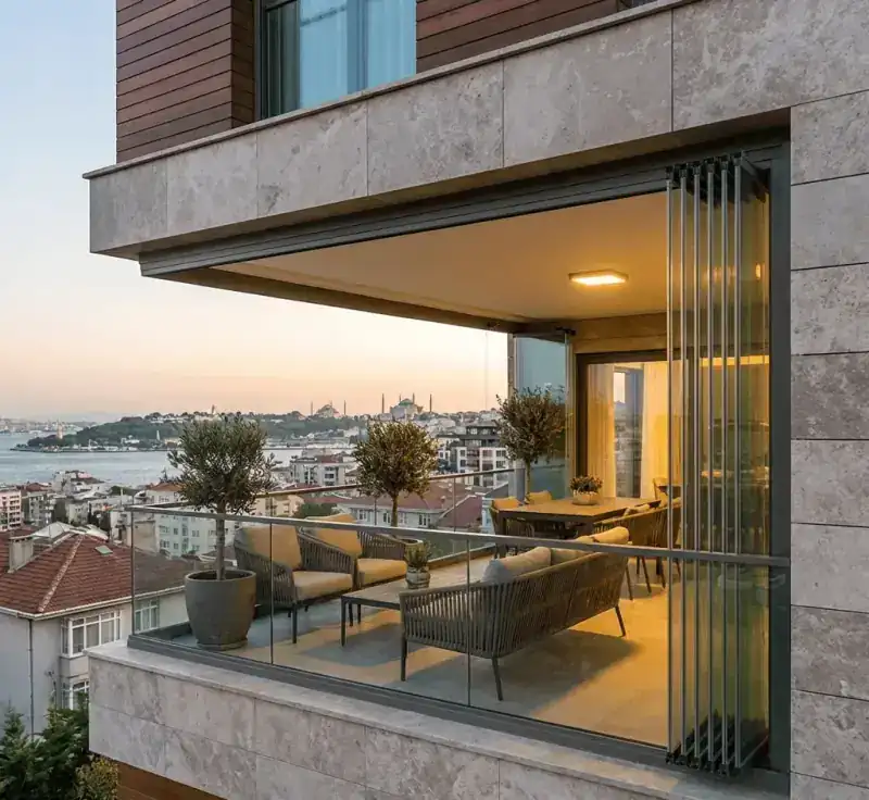 Yakuplu Site Cam Balkon Projesi - Yakuplu, Beylikdüzü